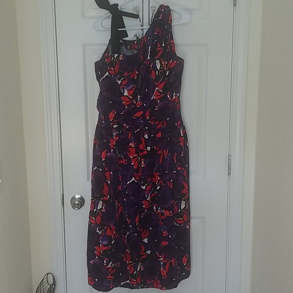 Jibri Tie Right Shoulder Tea Party Dress